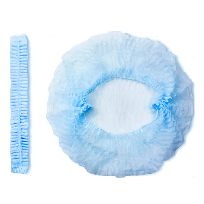 Медицинская шапочка Шарлотта (голубая), 100шт