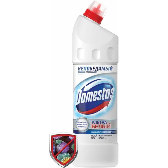 Гель для сантехники Domestos 1л. Ультра белый 1/12